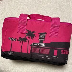 Pink and Black Tote Bag